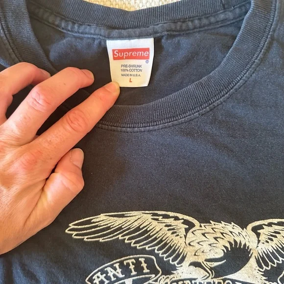 Supreme Antihero Skateboards Long Sleeved T-shirt - Picture 3 of 3